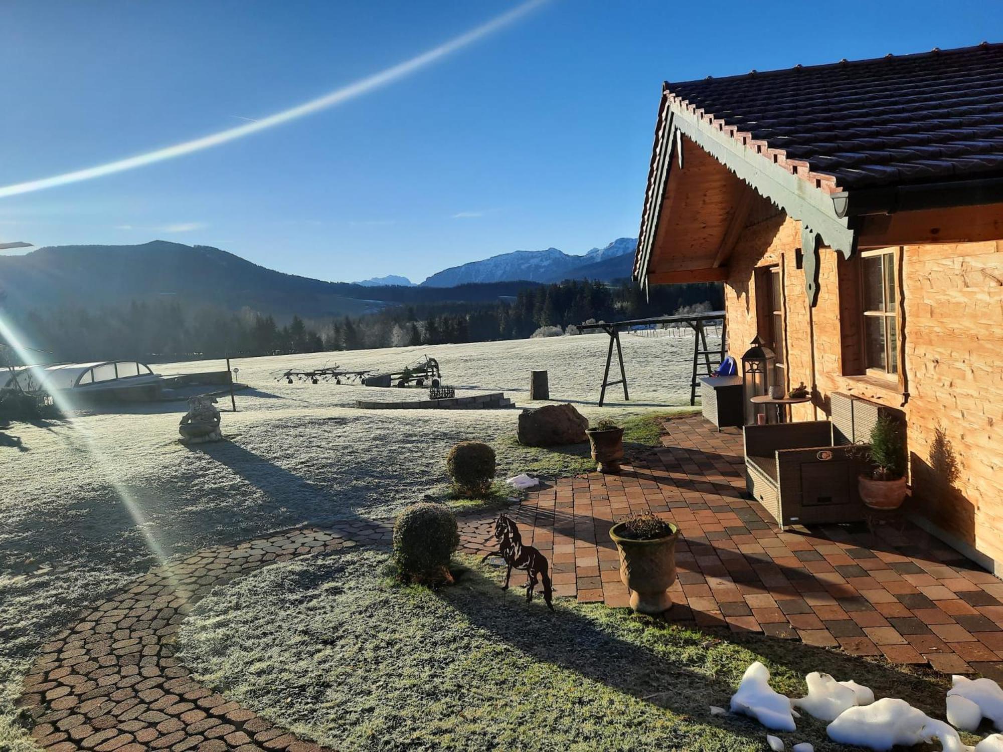 Ferienwohnung Am Wirtshof Siegsdorf Exteriör bild